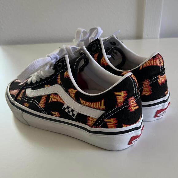 Vans Old Skool Thrasher Magazine Flame - Men/‎ Kid’s 4 - Women’s 5.5 - Skater - Picture 8 of 8